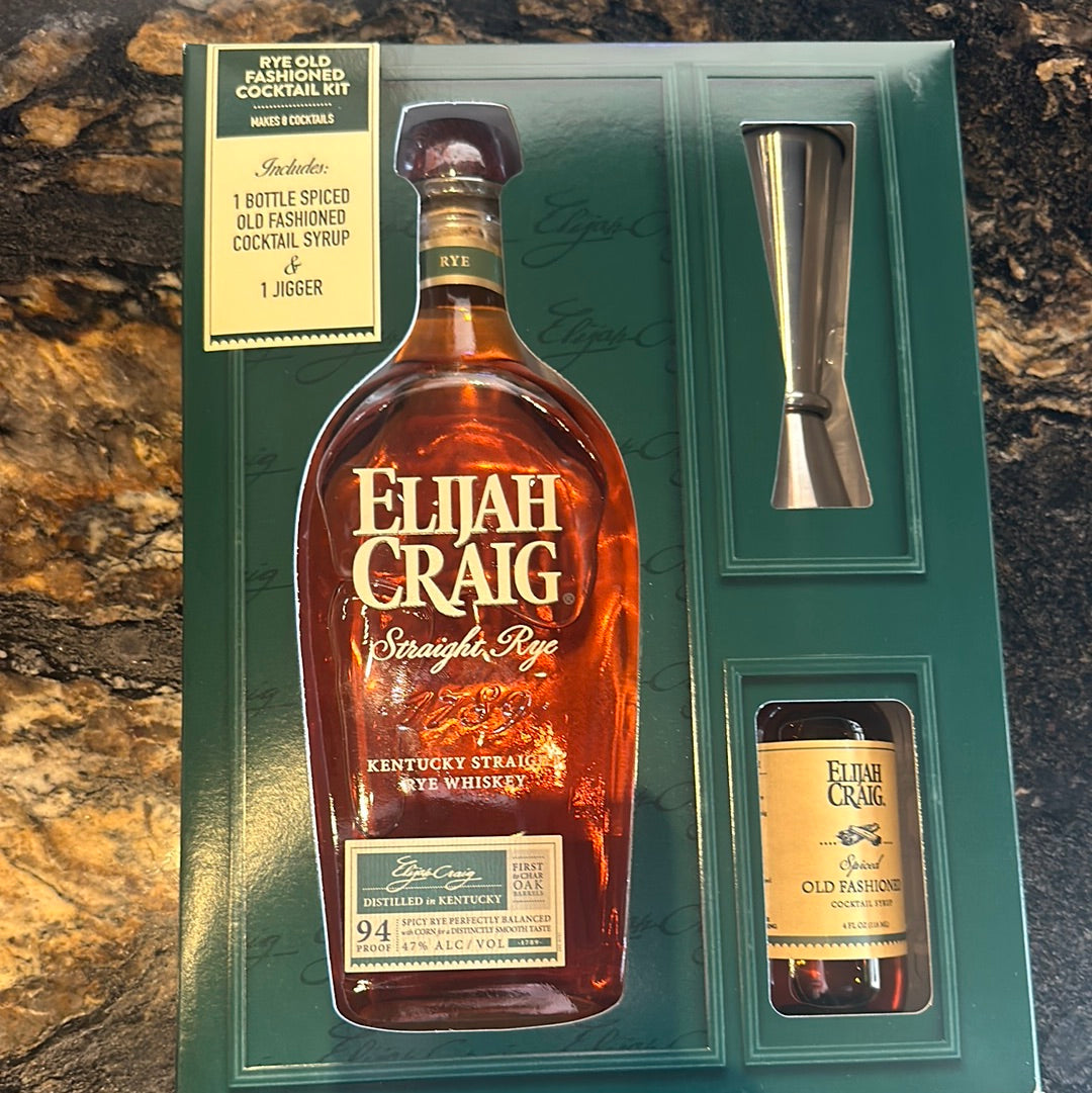 Elijah Craig Rye Old Fashioned Kit