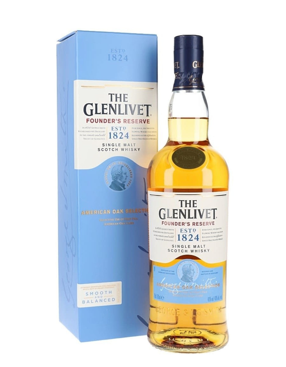 Glenlivet Founder's Reserve Single Malt Scotch Whisky 750ML Bourbon