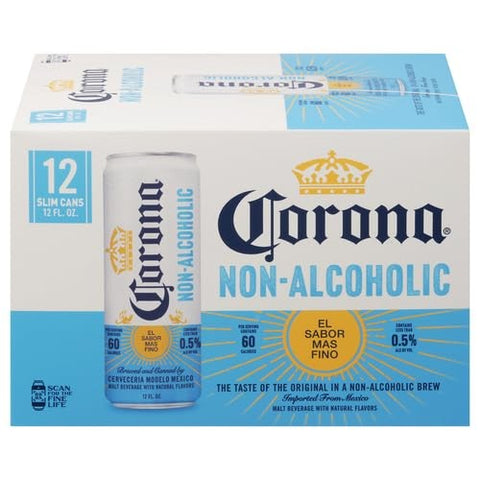 Corona Non Alcoholic- 12oz Bottles, 12 Pack