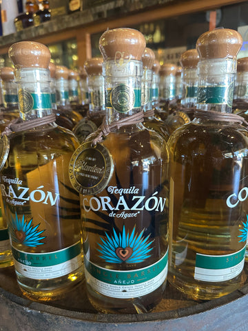 Corazon Anejo Tequila aged in Blanton’s Barrel Store pick 80 Proof