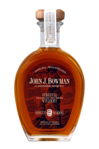 JOHN J. BOWMAN Single Barrel Virginia Straight Bourbon Whiskey 750ml