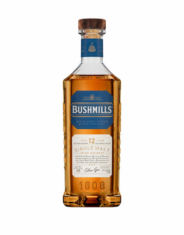 BUSHMILLS SINGLE MALT IRISH WHISKEY 12YR