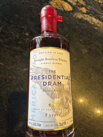 Presidential Dram 8 Yr Brb Sgl Brl #162 , 113.96 PF