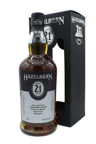 Hazelburn 21 Year Old Single Malt Scotch 2022 Release Limited Edition 86.4 Proof 700ml