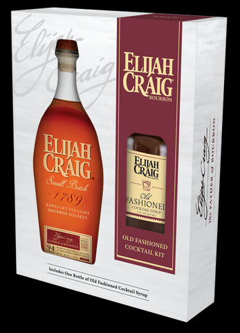 Elijah Craig with Old Fashioned Mixer Gift Bourbon Whiskey - 750ml