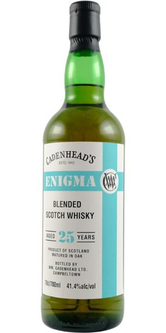 Cadenhead’s Enigma Blended Scotch 25 Years 82.8 Proof 2023