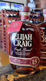 Elijah Craig 15 Year Single Barrel Bourbon Whiskey 108 Proof