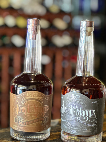 Two Bottles Combo Joseph Magnus ( One Bottle Cigar Blend Bourbon 109.24  Proof Batch #237 & One Bottle Straight Bourbon 100 Proof )