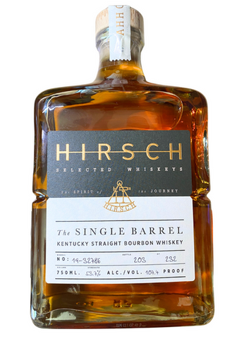 Hirsch "The Single Barrel" White Label Kentucky Straight Bourbon Whiskey