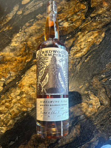 Redwood Empire wheated bourbon whiskey “ Screaming Titan “ 96 Proof