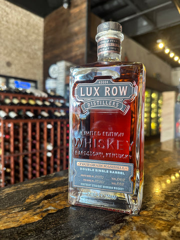 LUX ROW FOUR GRAIN DOUBLE BARREL STRAIGHT BOURBON WHISKEY 115 Proof 750 ML