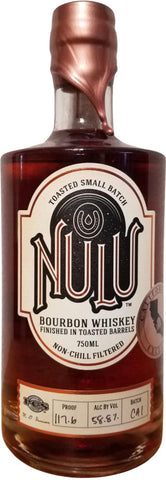 NULU toasted barrel straight bourbon 5 years