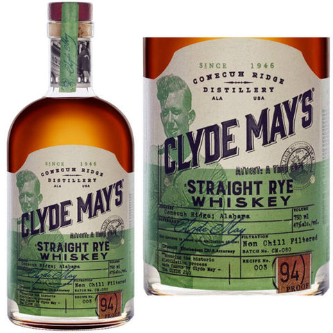 Clyde May's Straight Rye Whiskey 750ml