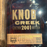 Knob Creek limited edition 2001  Batch #3