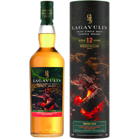 Lagavulin Fireside Tales 12 Year Old Special Release 2024 Cask Strength Islay Single Malt Scotch Whisky 750ml