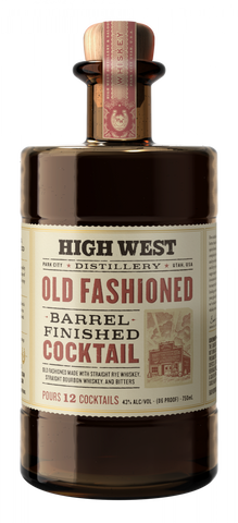HIGH WEST OLD FASHIONED BARREL FINISHED COCKTAIL 86 375ml