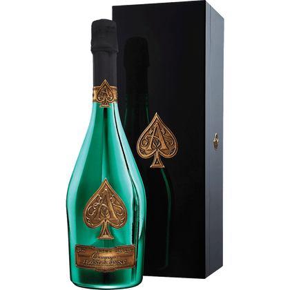 Armand De Brignac Ace of Spades Brut limited release green bottle Champagne