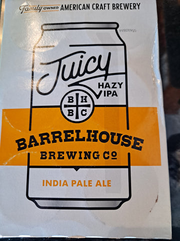 Barrelhouse brewing Juicy 6pk 12on can