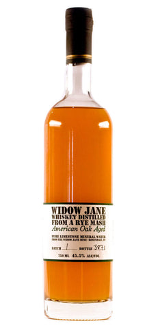 Widow Jane Rye WIDOW JANE Distilled From a Rye Mash - Oak & Apple Wood Aged Whiskey