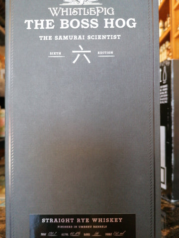 WhistlePig Boss Hog Samurai Scientist