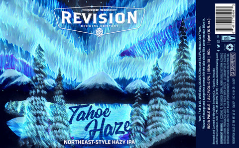 Revision, Tahoe Haze, NE IPA, 4Pk, 16oz