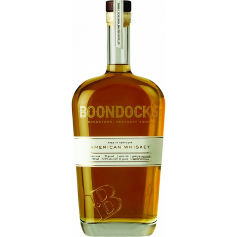 Boondocks American whiskey 95 proof 11 years