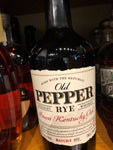 Old pepper Rye finest Kentucky oak
