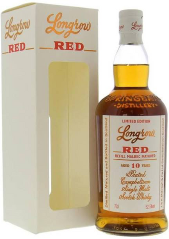 Longrow Red 10 year Old Refill Malbec Finish Scotch Whisky
