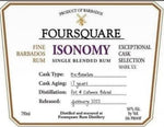 FOURSQUARE ISONOMY SINGLE BLENDED RUM 750ML