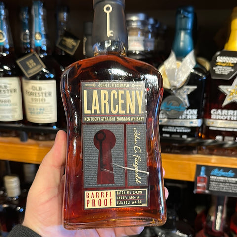 Larceny Barrel Proof C922 Batch 126.6 proof 750 ML