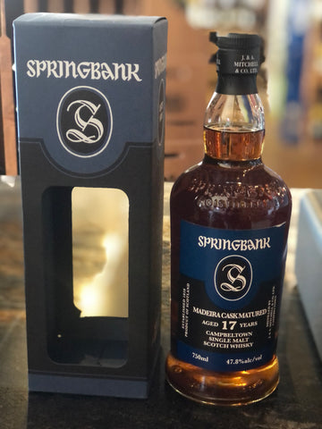 Springbank - 17 Year Madeira Cask Matured Single Malt Single Malt Scotch - Scotland - 750ml