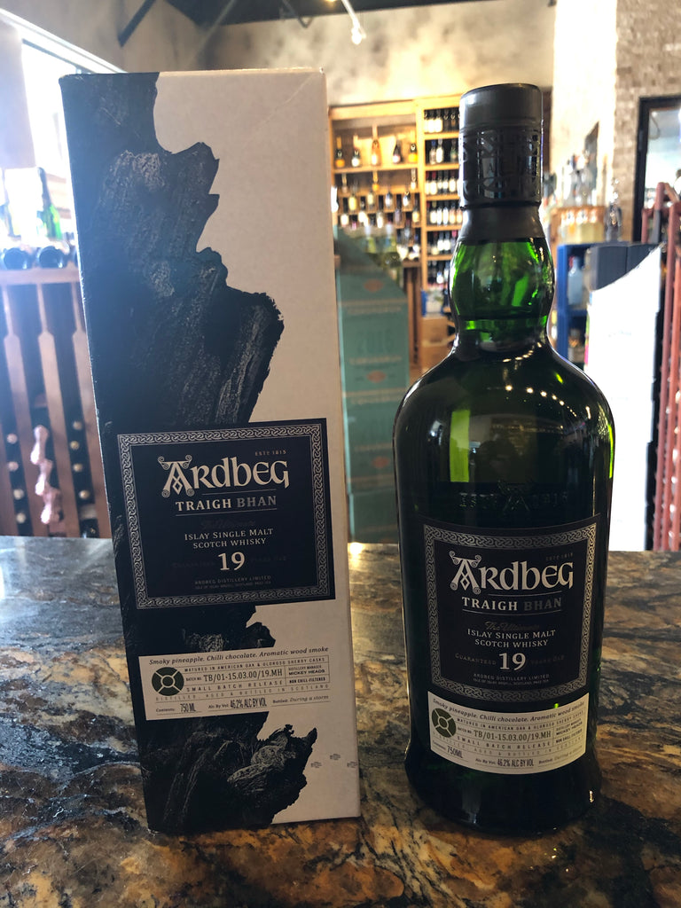 Ardbeg Traigh Bhan Islay Single Malt 19 Years Old Scotch Whiskey