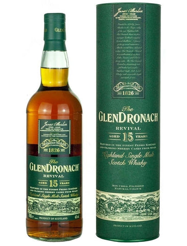 GLENDRONACH 15 YR REVIVAL 750ML 86 Proof