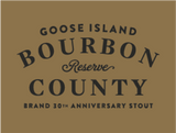 Goose island Bourbon County 30th anniversary stouts 16.9 OZ