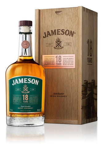 Jameson Irish Whiskey 18 Year Old 750ml Year Old