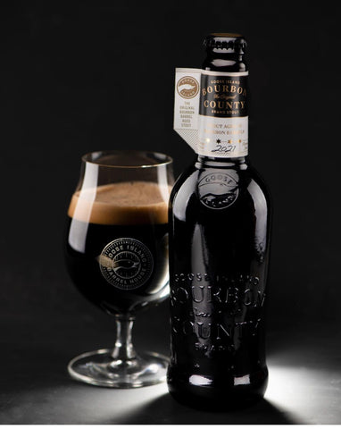 2021 Goose Island "Bourbon County Stout" Bourbon Barrel Aged Imperial Stout, Illinois (16.9oz) 2021 release