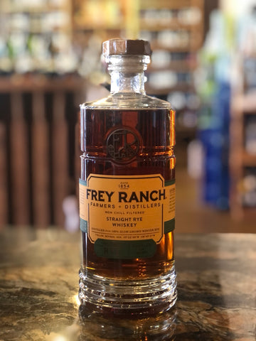 Frey Ranch Straight Rye Whiskey 100 proof Bottled in Bond
