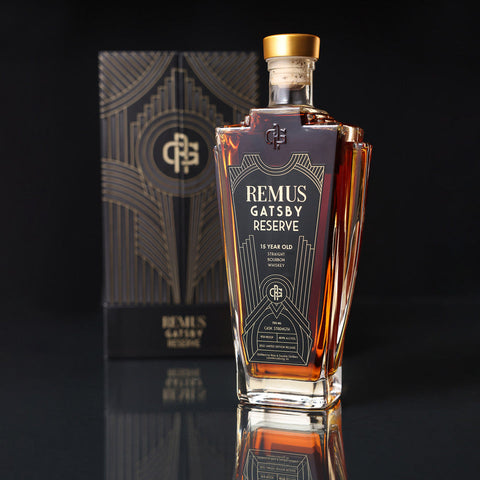 GEORGE REMUS, LIMITED EDITION RELEASE 2022 15 YEARS OLD GATSBY RESERVE CASK STRENGTH STRAIGHT BOURBON WHISKEY  97.8 PROOF 750 ML