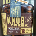 KNOB CREEK 18 YEAR LIMITED EDITION 100 proof