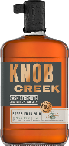 Knob Creek cask-strength rye whiskey